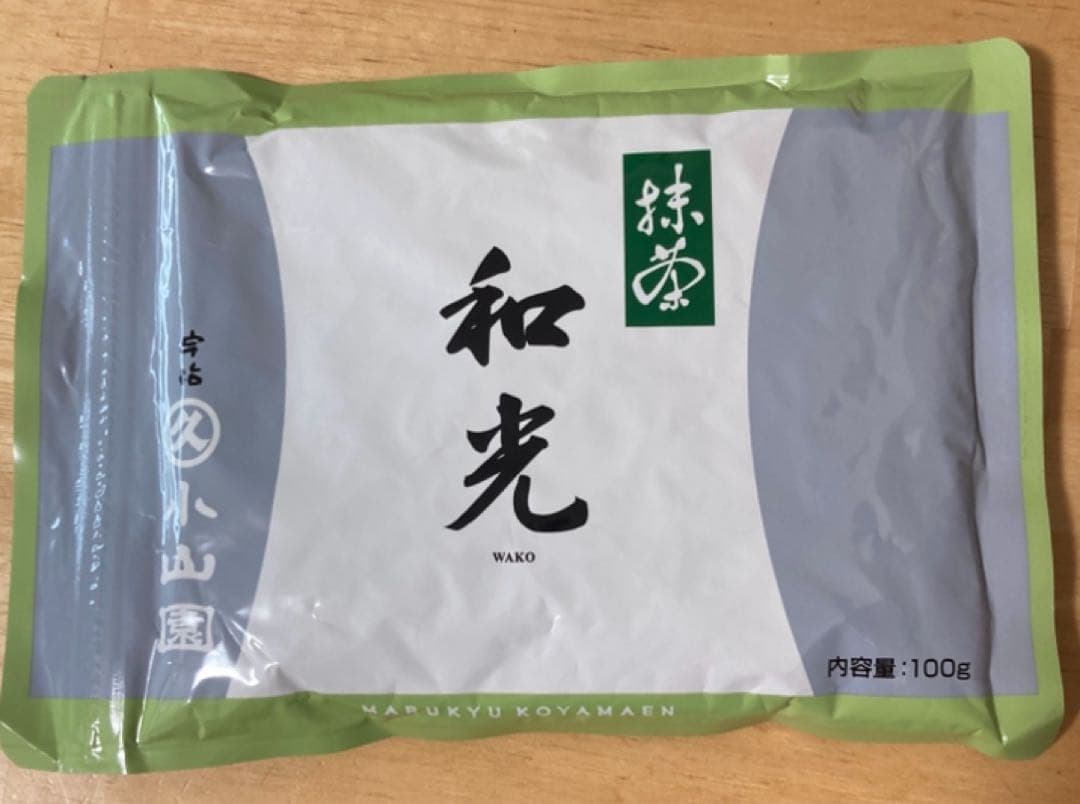 丸久小山園抹茶 和光 100g袋　賞味期限: 2026年3月3日