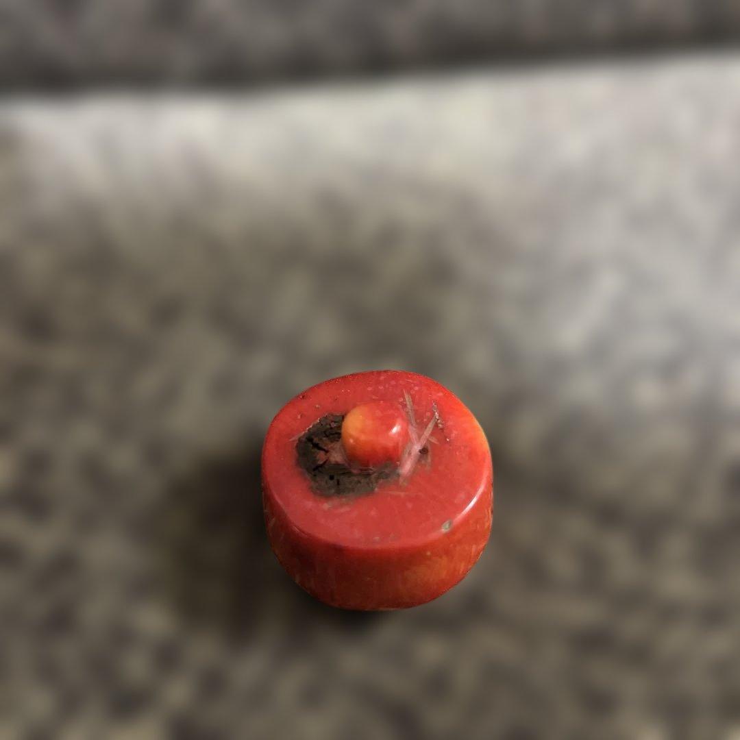 鼻煙壷　赤珊瑚