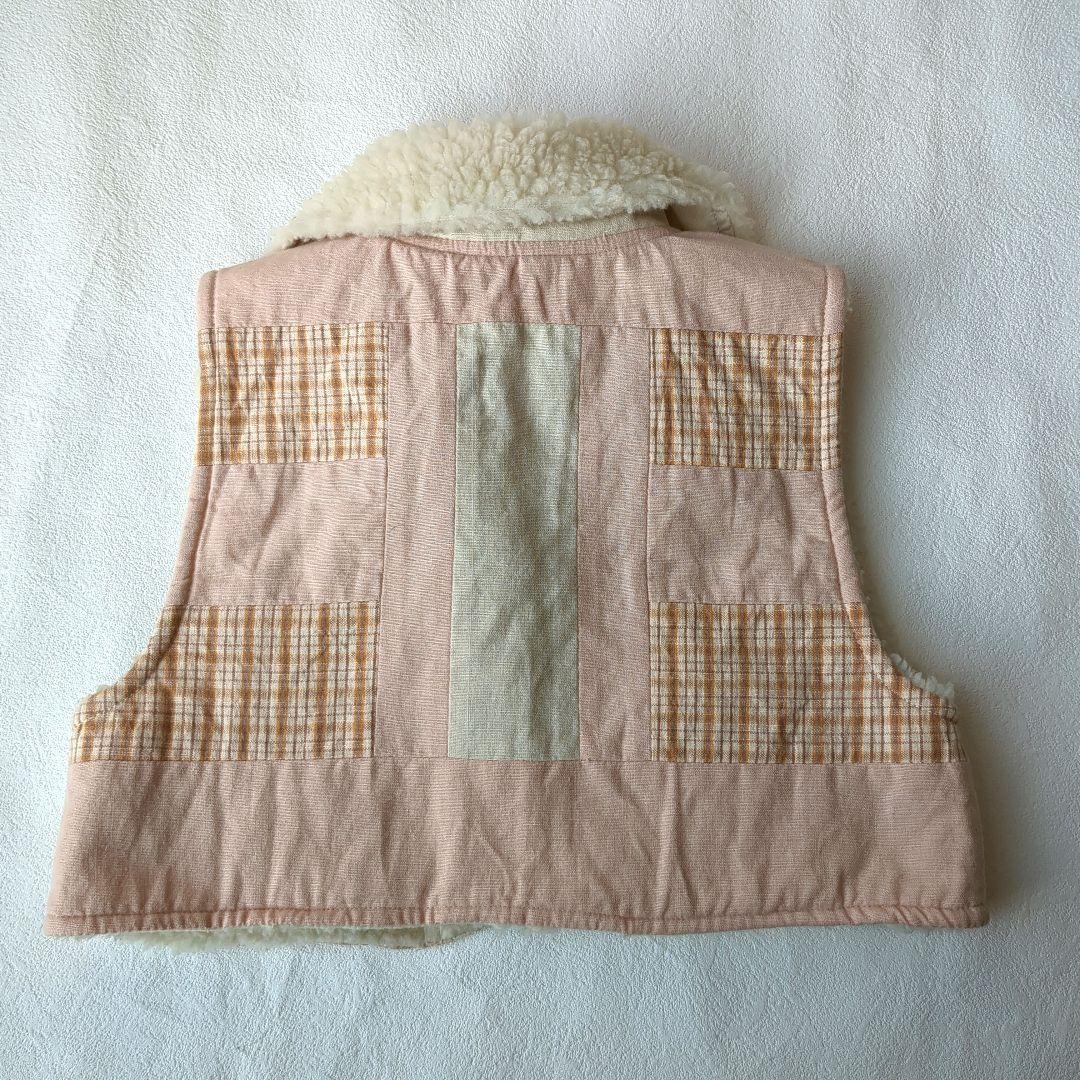 レア Apolina パッチワークベスト 2-3Y