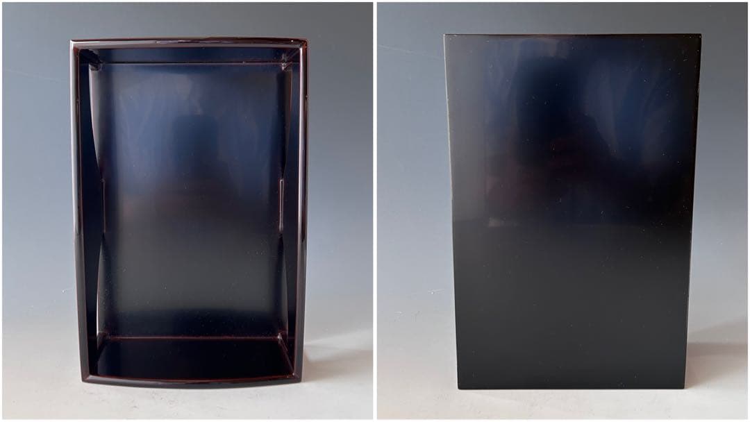 茶道具　輪島塗　而妙斎好写　独楽透し　煙草盆　橋田勝博　共箱　漆器　茶事　稽古