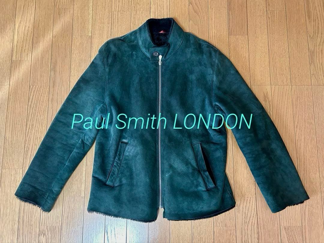 Paul Smith LONDON・ポールスミス・羊革・リアルムートン・サイズM