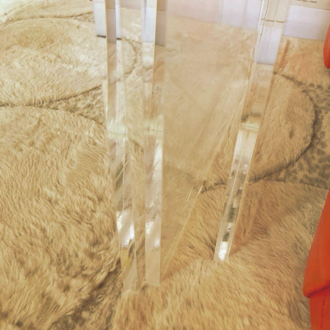 アクリル ネストテーブル 3台セット ミッドセンチュリー スペースエイジ 飾り台