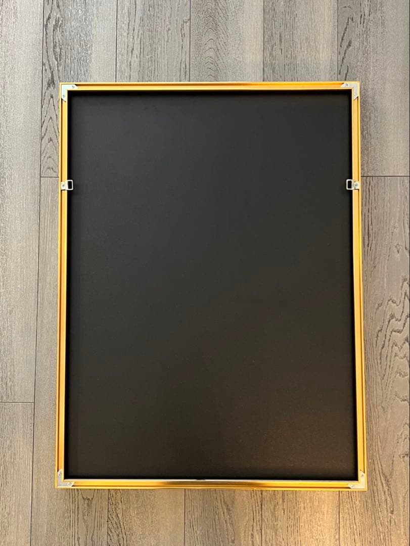 【現代アート】絵画 女性シルエットポスター BIG SIZE ゴールドフレーム付