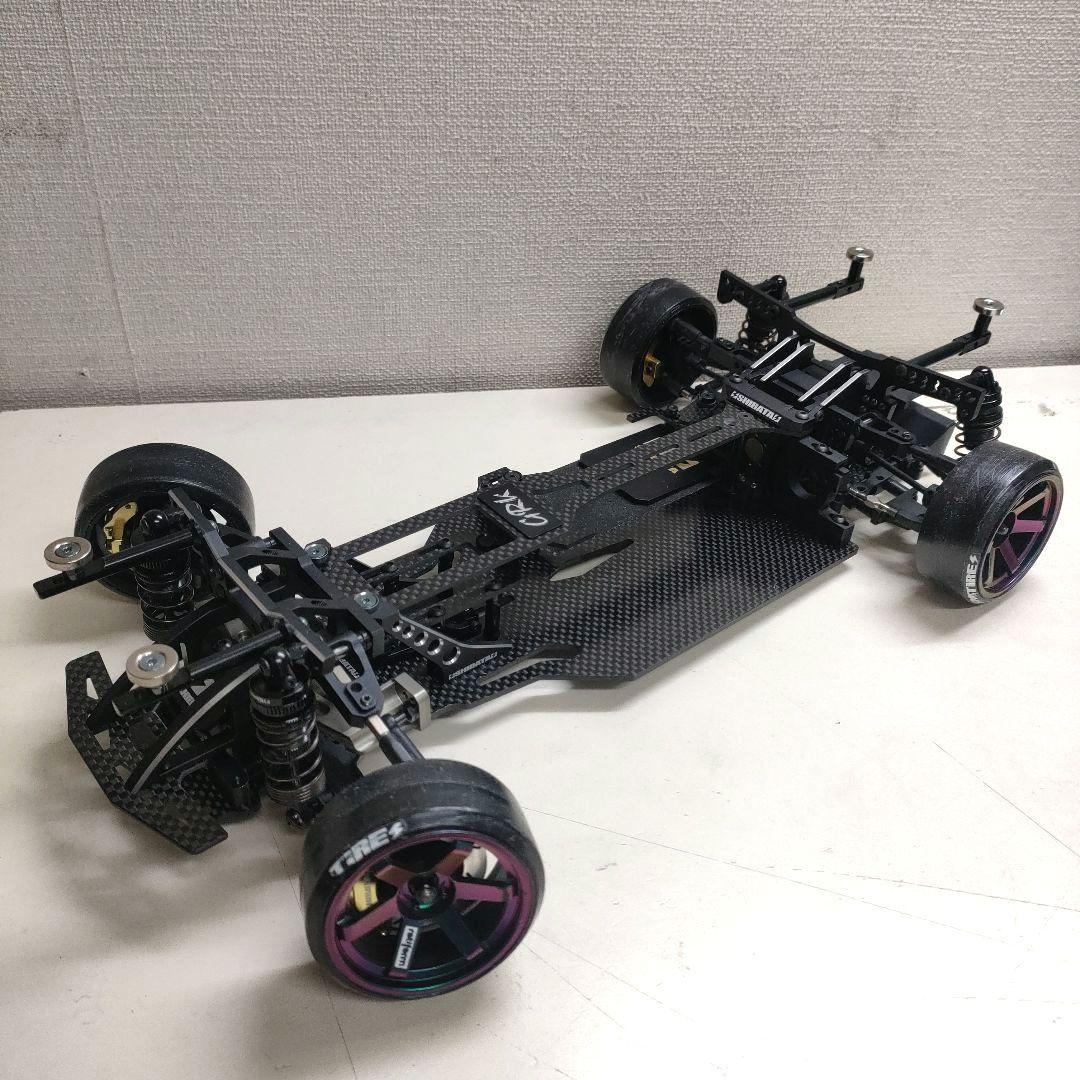【走行少】シバタ GRK5ドリフトシャーシ、オプション多数装備、部品多数付き