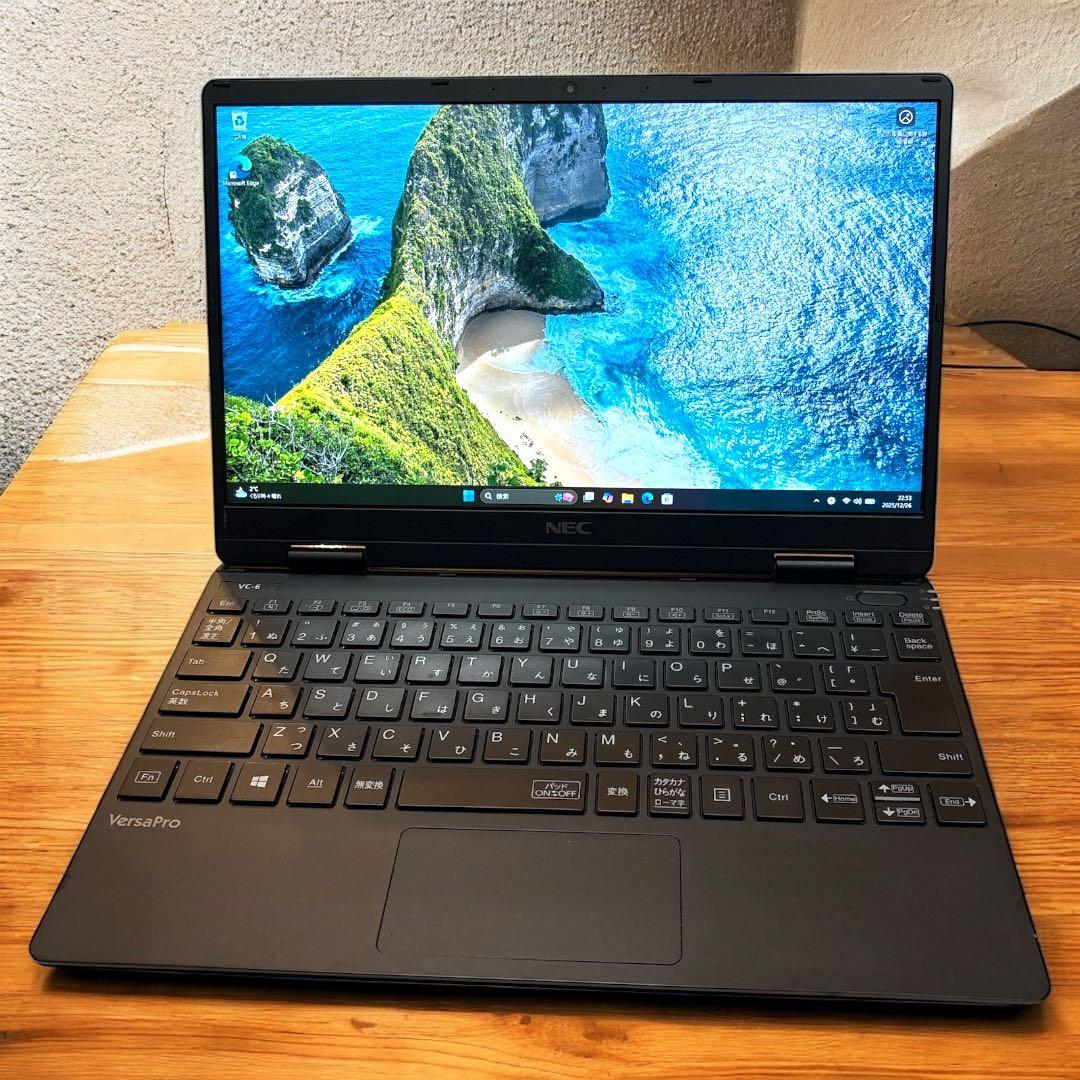 【美品軽量♪】NEC VersaPro VC-6 オフィス搭載　モバイルノート♪
