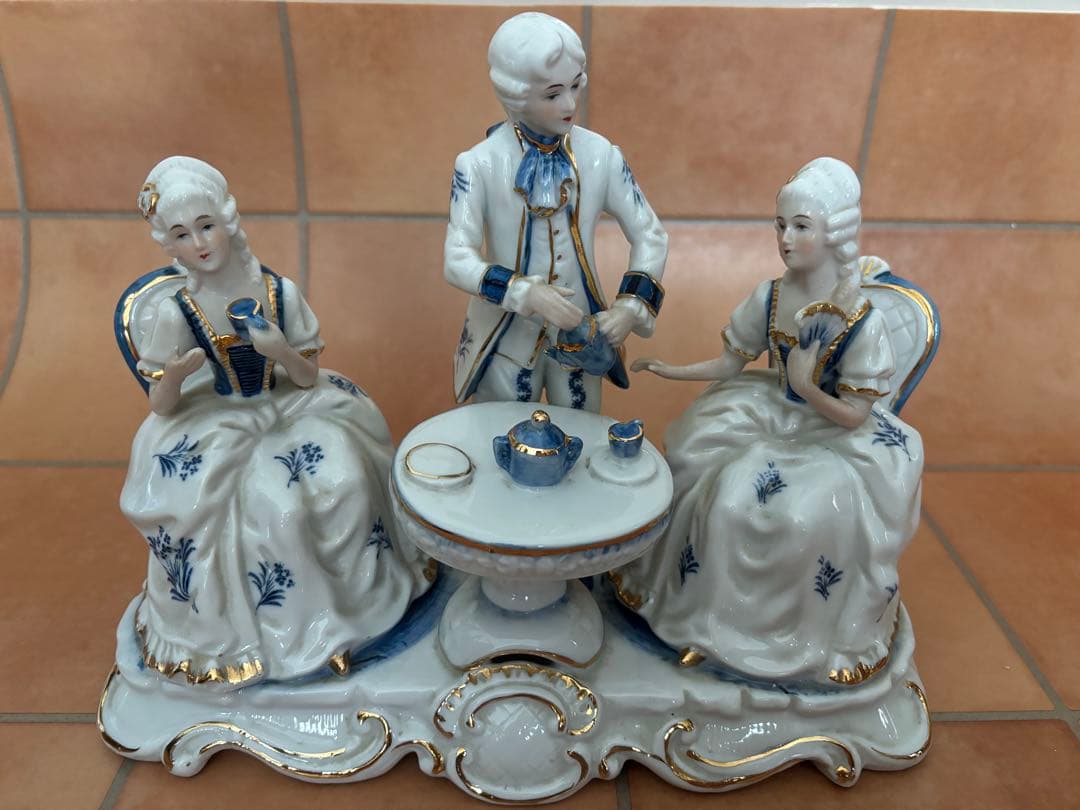 陶器人形お茶会