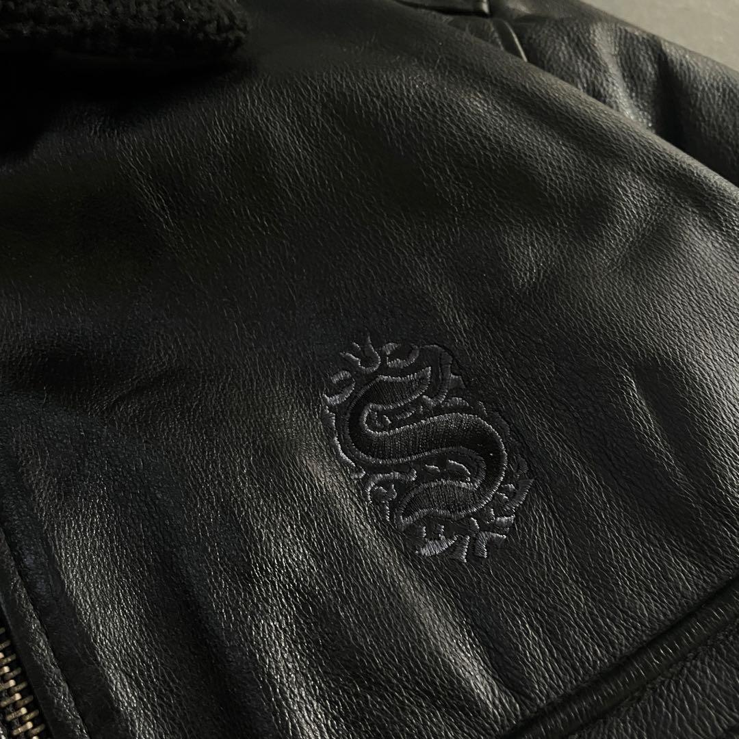 type G-1”durability“牛革“bomber jacket