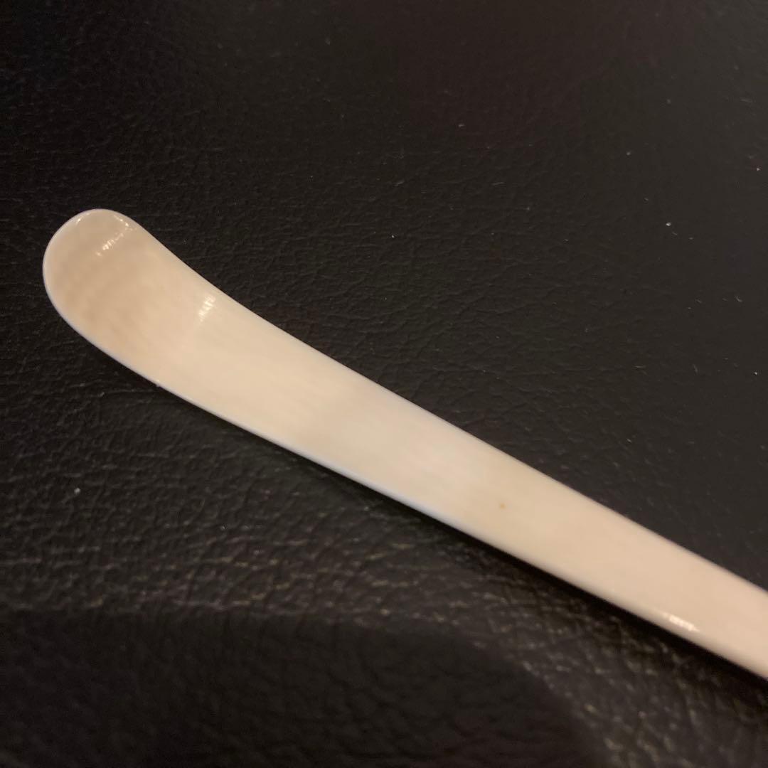 茶道具　茶杓　牙材　白　天然素材　工芸品 アンティーク