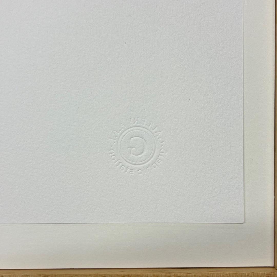 美品 久下貴史「チェロ弾きマーベリック・クマ」ジクレー 直筆サイン入り 猫 ネコ