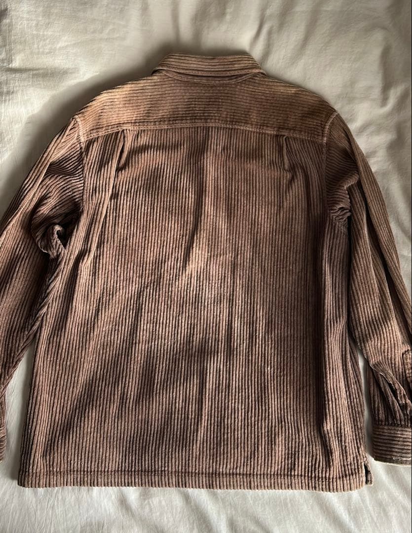 Supreme corduroy Shirt ブラウン　S