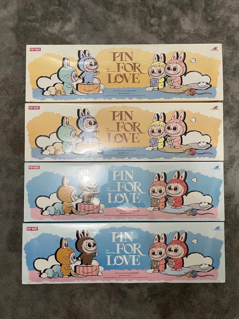 ラブブ PIN FOR LOVE ぬいぐるみ(A-M) アソートボックス 5個