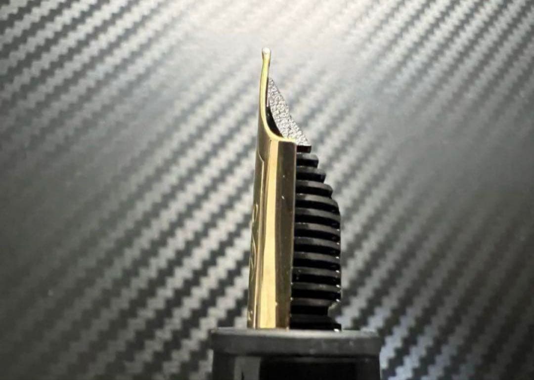 未使用に近い モンブラン 146 14C 全金 万年筆 M 中字 ブラック