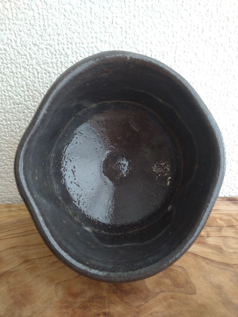 【人間国宝】　中里逢庵　第13代　中里太郎右衛門　絵唐津　沓茶碗