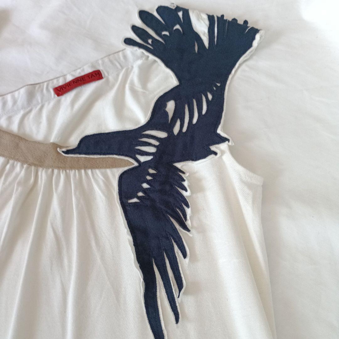 【希少/RARE】VIVIENNE TAM 鳥柄キャミソール アジアン 美品