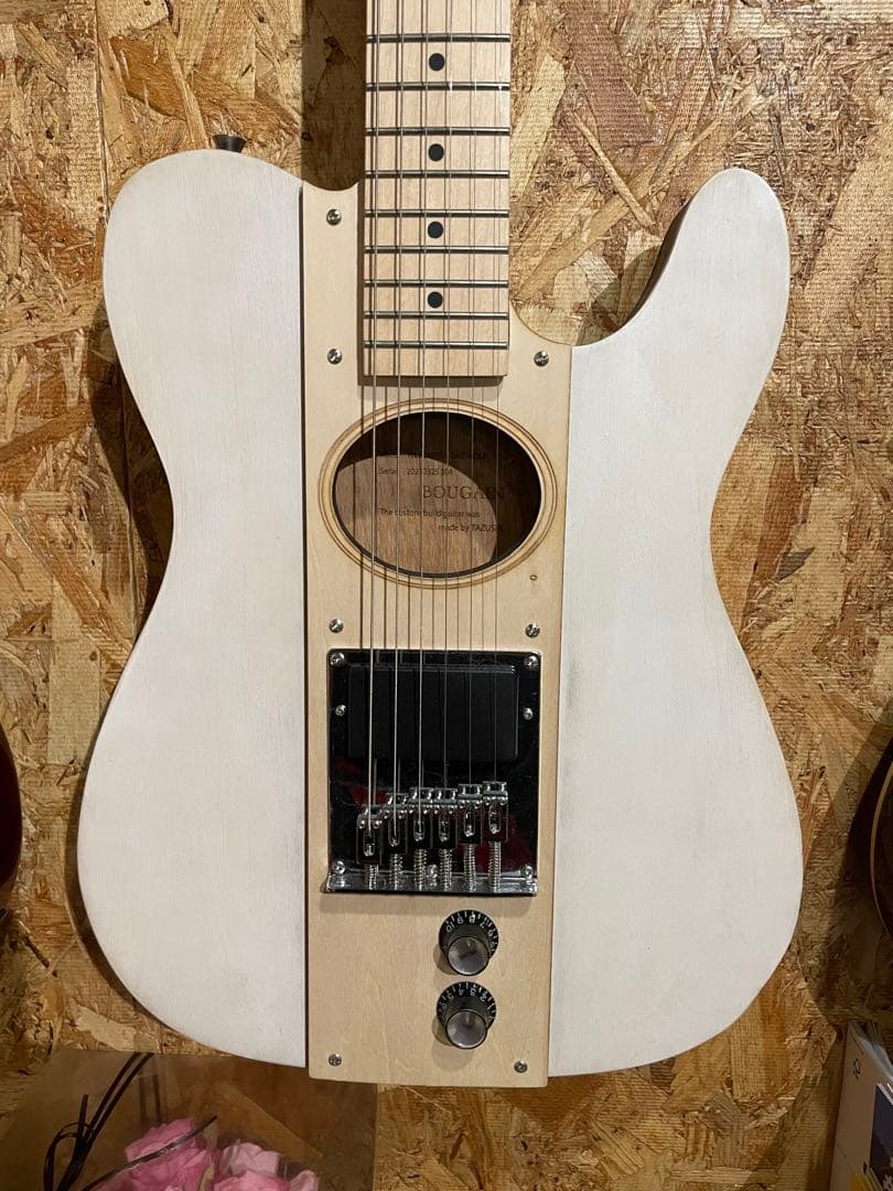 BOUGAIN テレキャスタータイプ　ホロウボディエレキギター