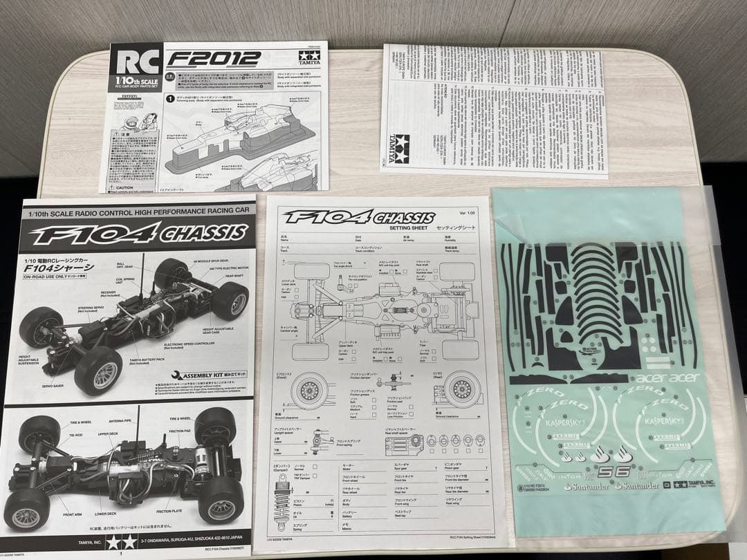 ホビーラジコン TAMIYA F2012