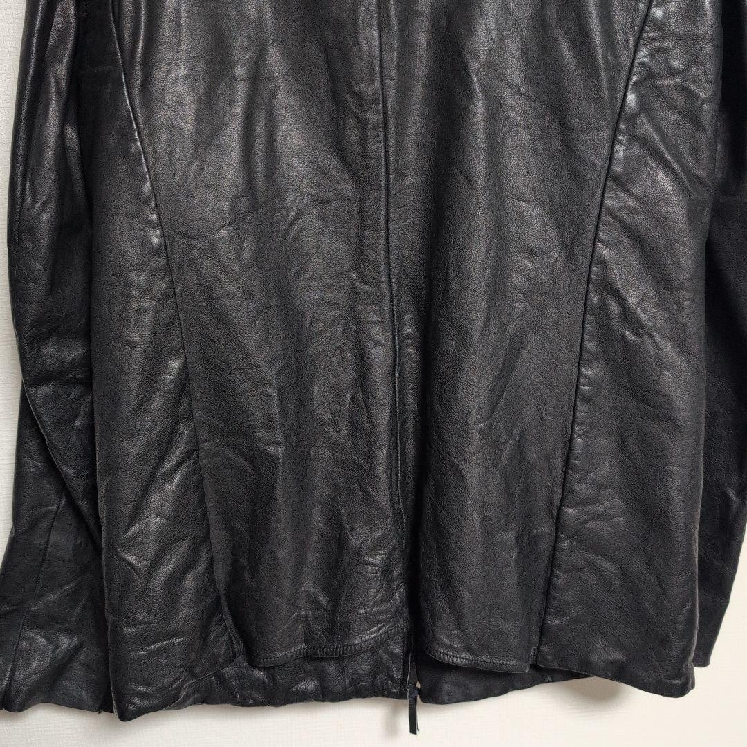 823　c diem レザージャケット　ブラック　ジップ　サイズ4
