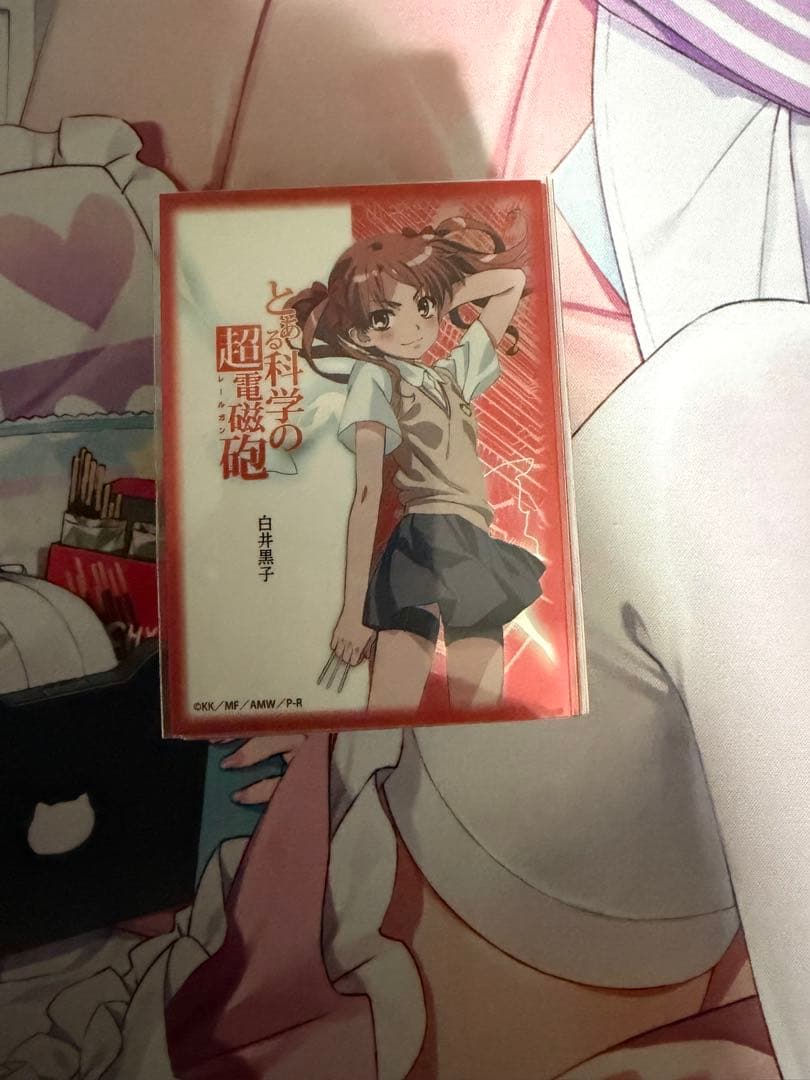 WS とある科学の超電磁砲　デッキ　スリーブ付き