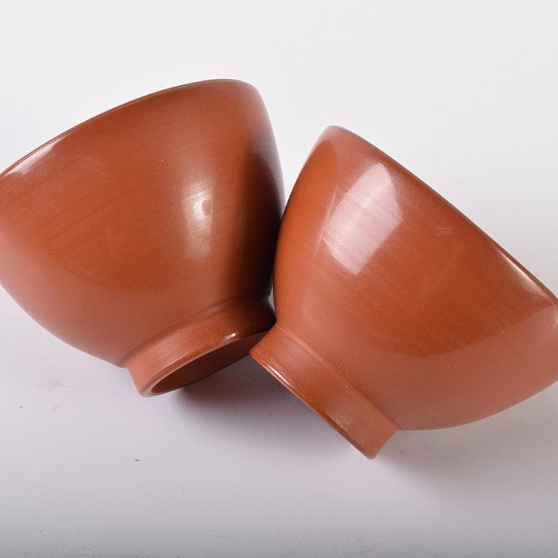 煎茶道具　佐渡無名異焼　丸山金水造　朱泥　茶器揃　共箱　M　R7931