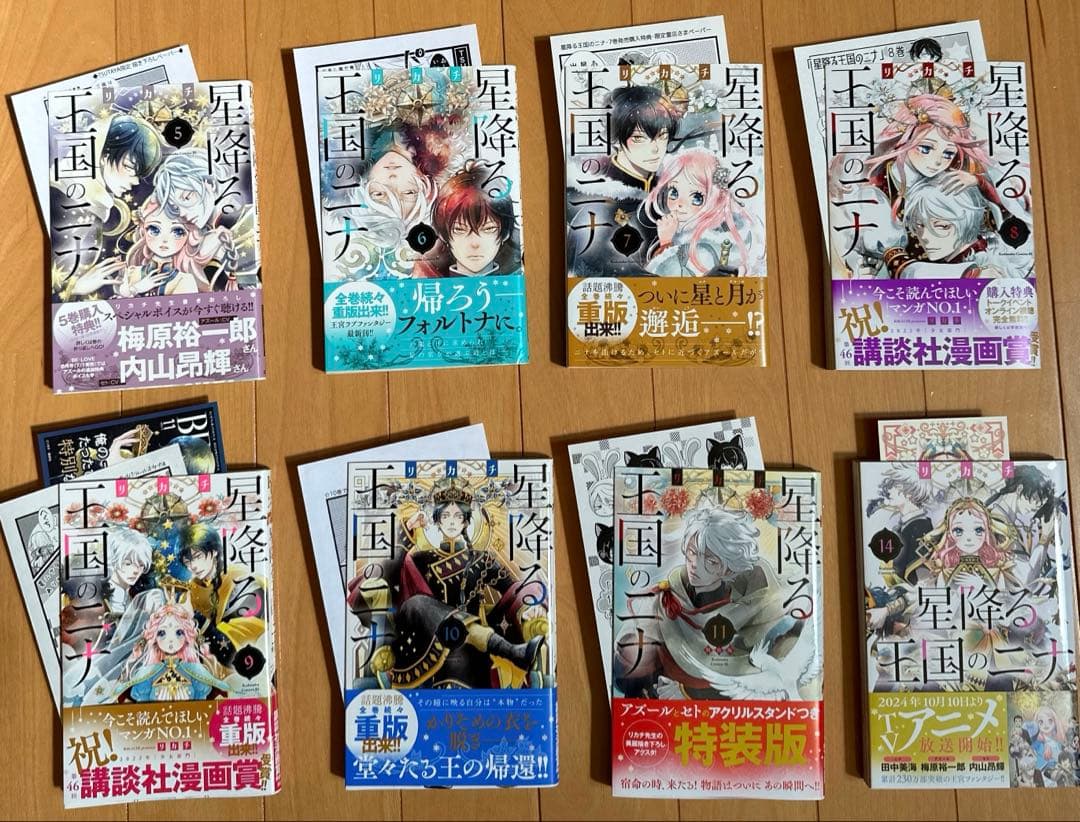 星降る王国のニナ 1〜16巻 特典付セット（11巻特装版） リカチ