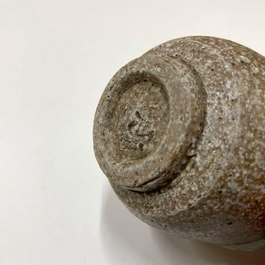 #XG235 陶芸家・常滑焼・江崎一生・常滑灰釉盃・ぐい呑み・共箱・栞付・酒器