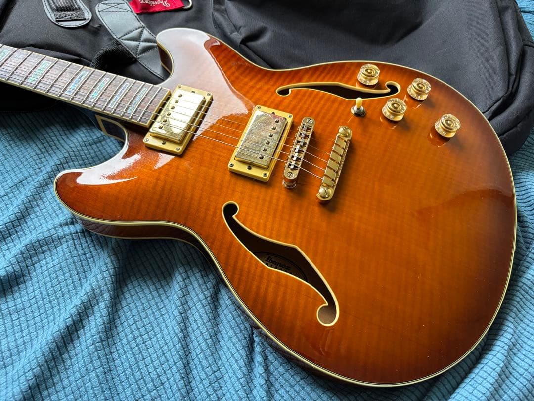 Ibanez AS93 FM （※リアピックアップ難あり！）