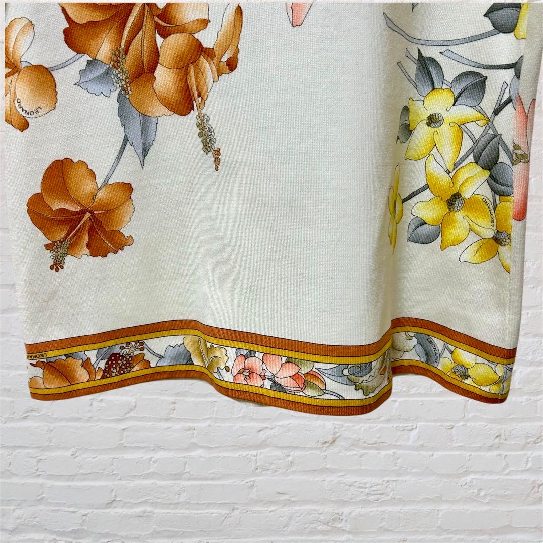 LEONARD / 花柄ポロシャツ 半袖