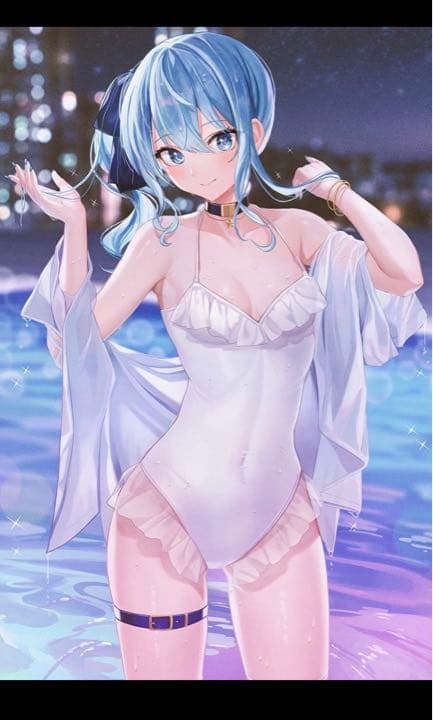 C101 ホロライブ 星街すいせい B2タペストリー 水着