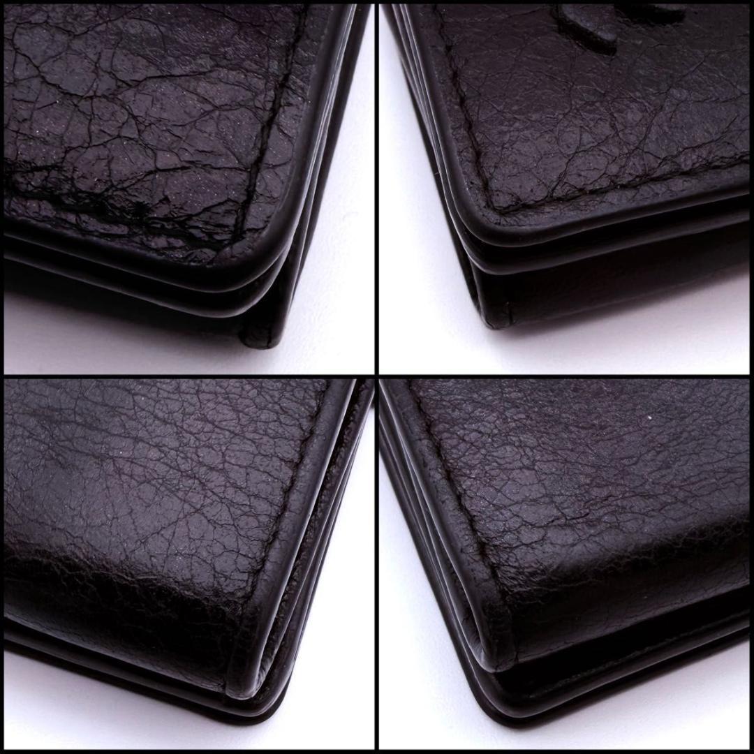 【美品】BALENCIAGA バレンシアガ　クラシックミニ　コンパクトウォレット