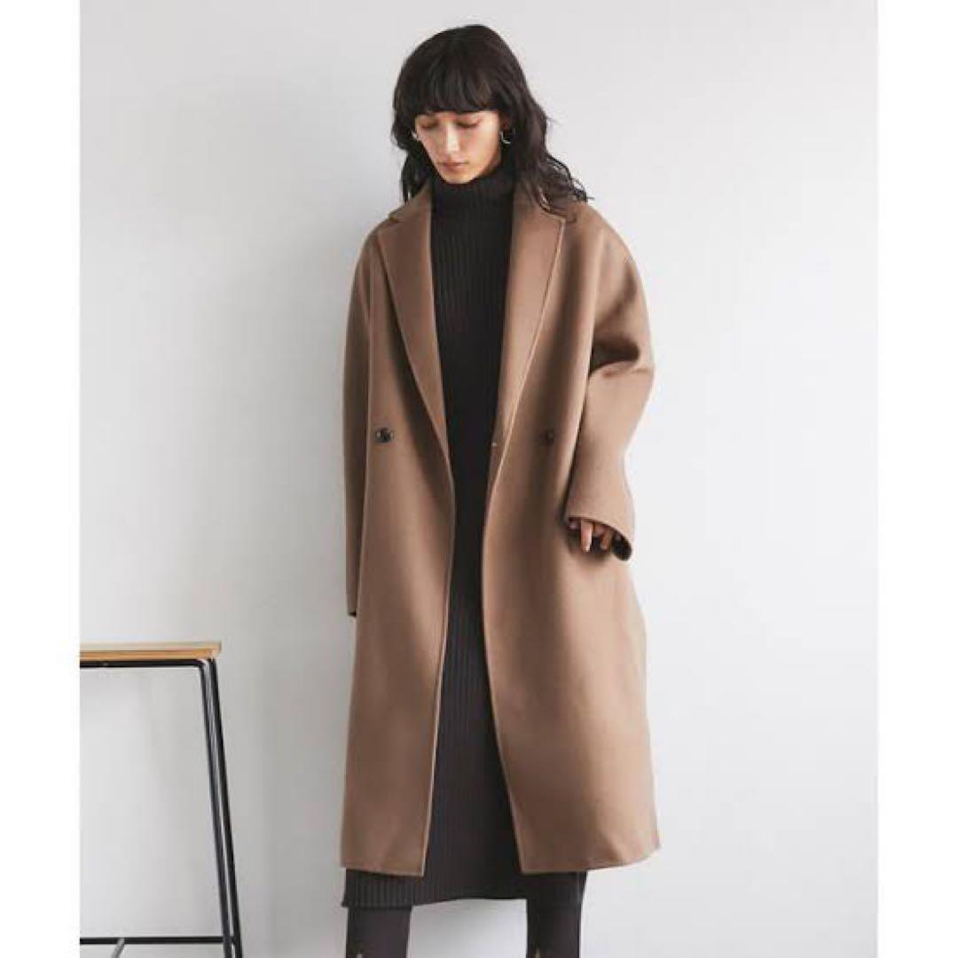 ガリャルダガランテ オーバーチェスターコート ブラウン ウール