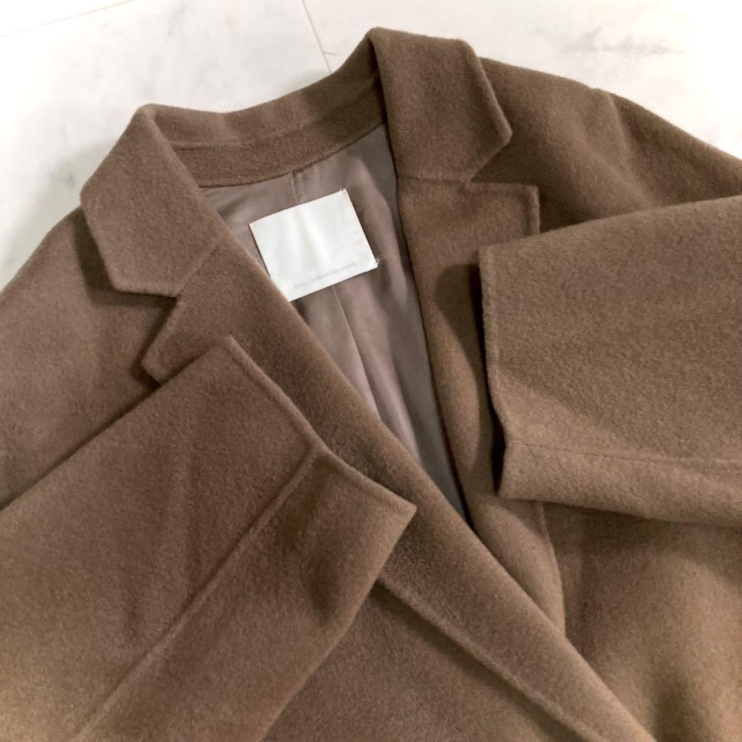 ガリャルダガランテ オーバーチェスターコート ブラウン ウール