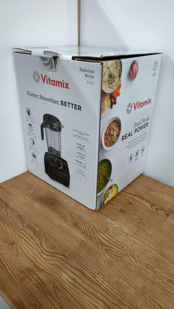 【目立った傷や汚れなし】バイタミックスE520　ホワイト　1603