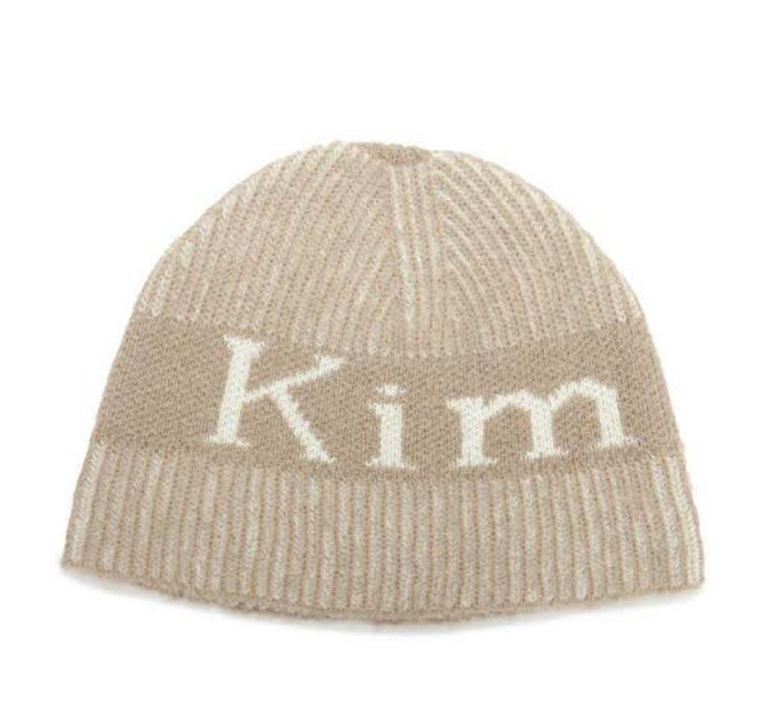 ベージュ ニット帽 Matin Kim