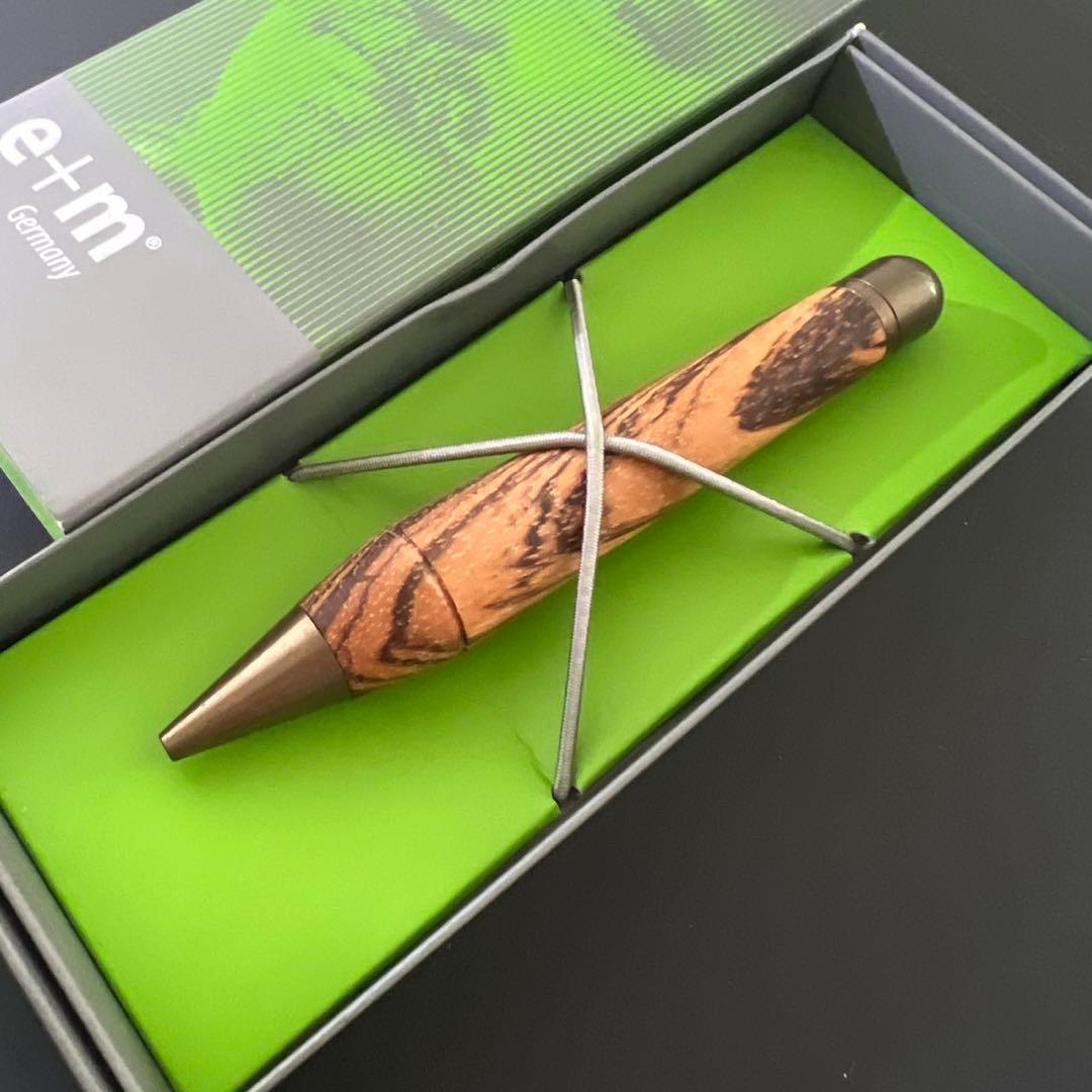 e+m イープラスエム ポールペン Drake ドレイク ゼブラナチュラル G