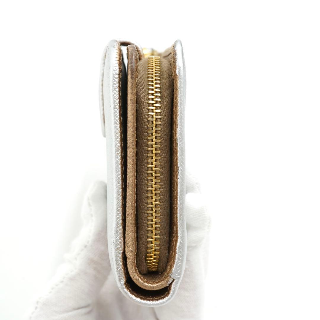 ✨未使用展示品✨　PRADA ミニ財布　サフィアーノレザー　バイカラー　アイコン