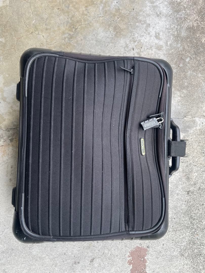 旧ロゴ世代　リモワスーツケース、ボレロ、2輪ビジネストローリー