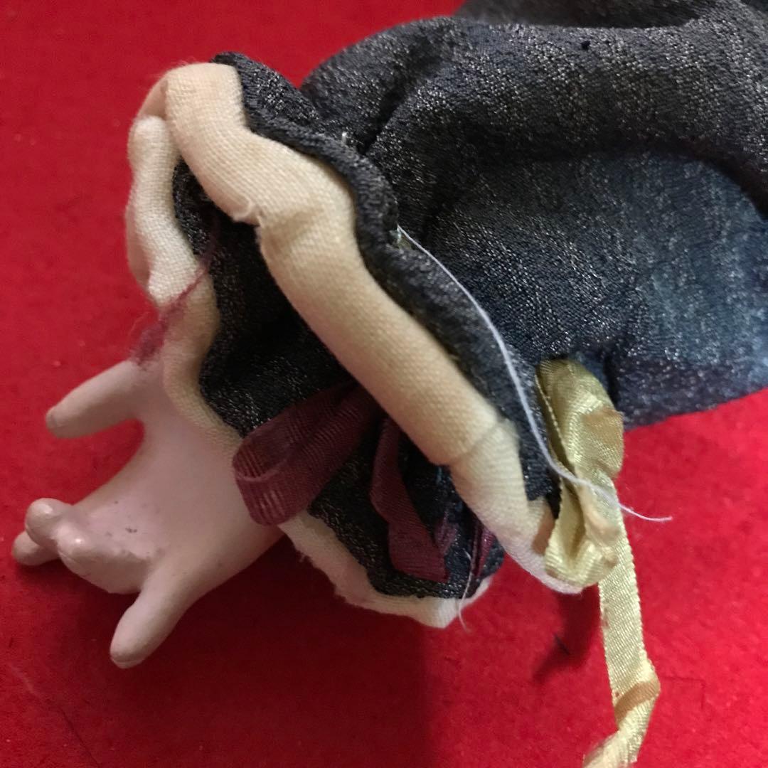 お値下　可愛い明治抱き人形　小さめ　えくぼ　福耳　市松人形