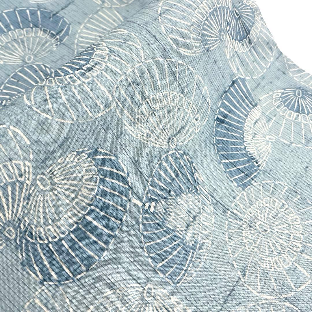 専用帯5062 ●高級 正絹 紬 型染 名古屋仕立て 名古屋帯 番傘