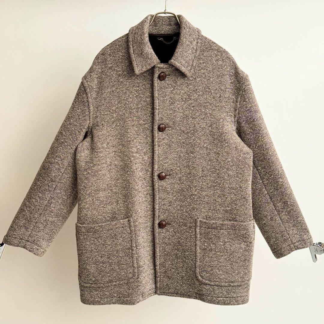 Brooks Brothers 英国製 ツイードハーフコート