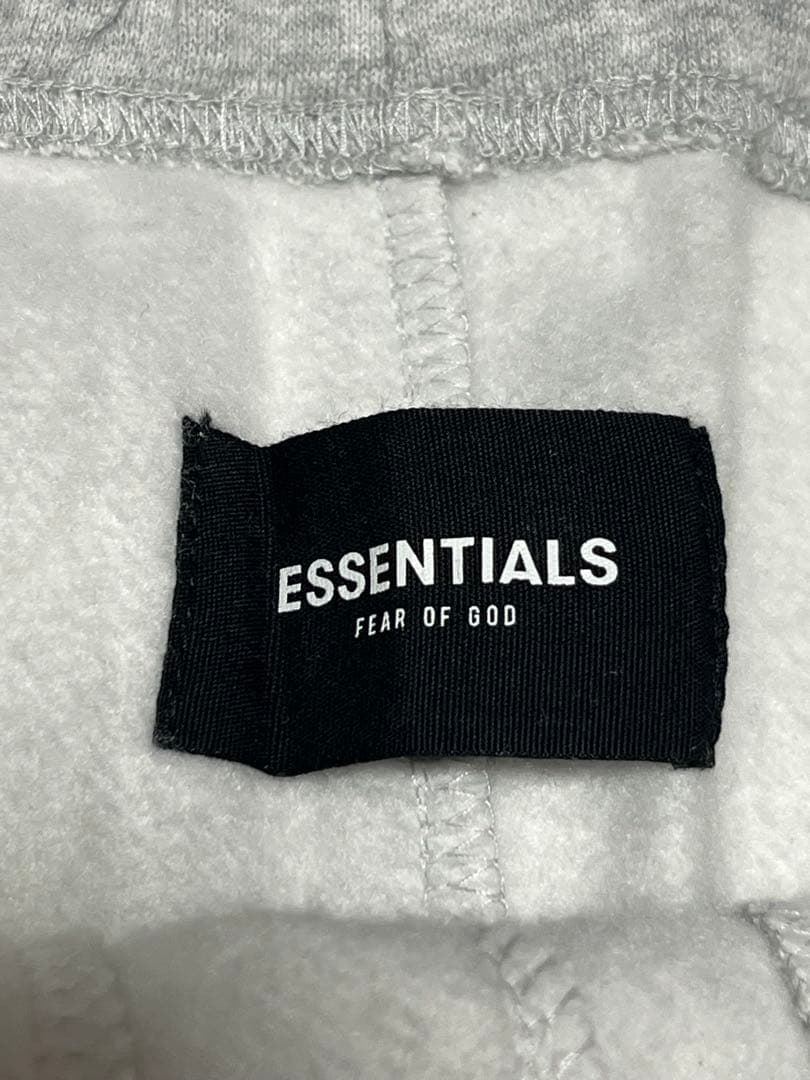 fog essentials スウェットパンツ　グレー　反射フォント　裏起毛