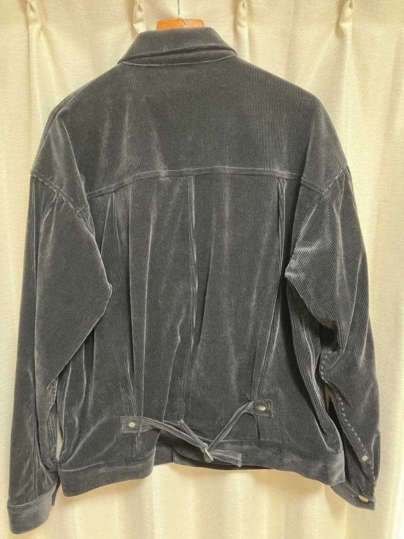 SEVEN BY SEVEN 24AW コーデュロイジャケット グレー　Ｌ