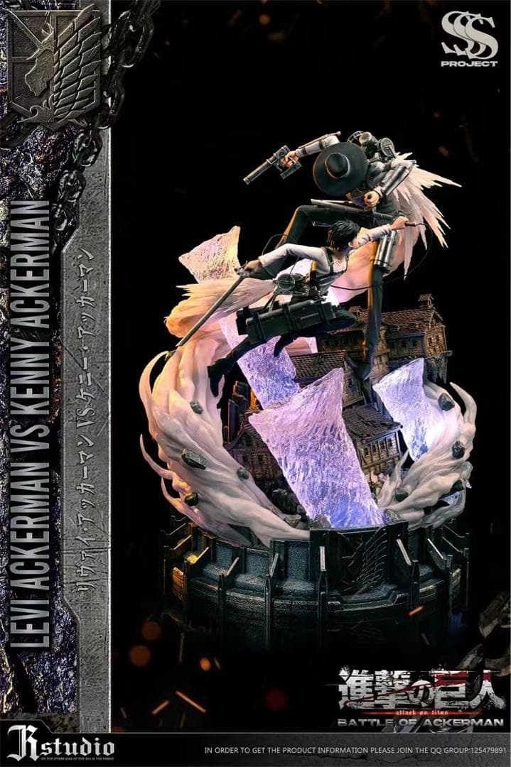 進撃の巨人 リヴァイ·アッカーマン ガレージキット ガレキ スタチュー⑤