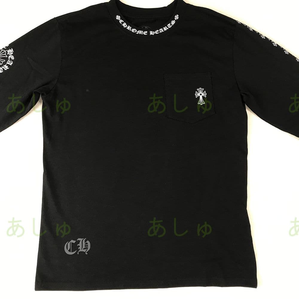 値下！Chrome Hearts ブラッククロムハーツ 長袖Tシャツ M