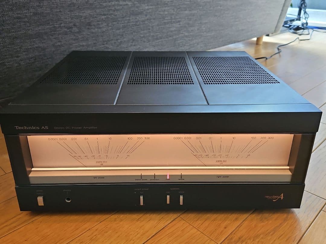 Technics SE-A5 パワーアンプ メーター表示付き