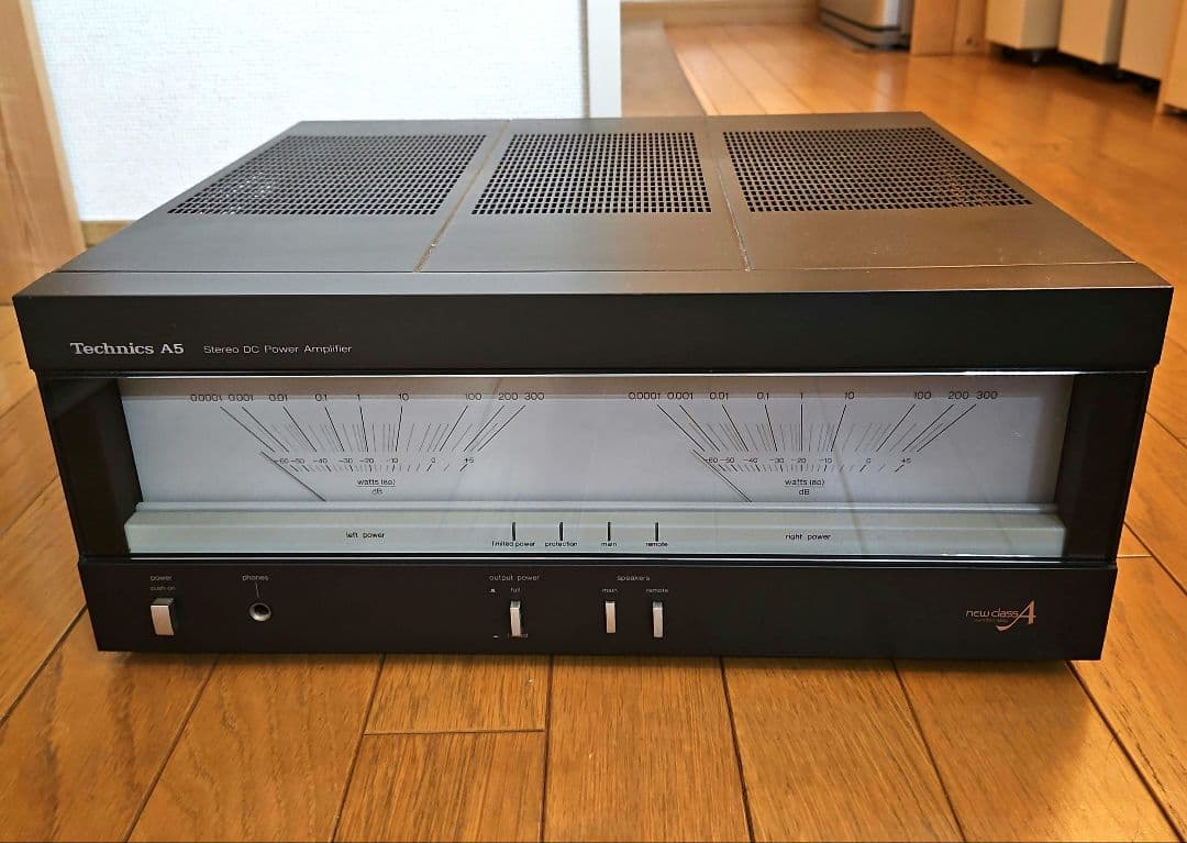 Technics SE-A5 パワーアンプ メーター表示付き