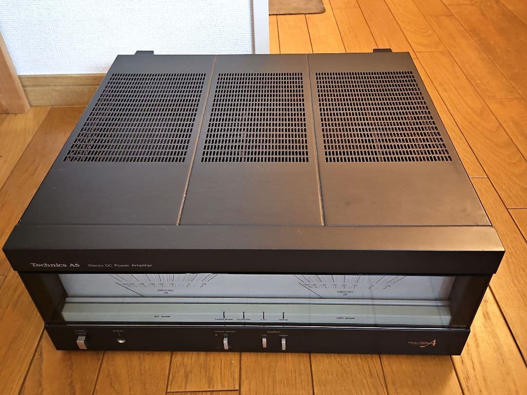 Technics SE-A5 パワーアンプ メーター表示付き