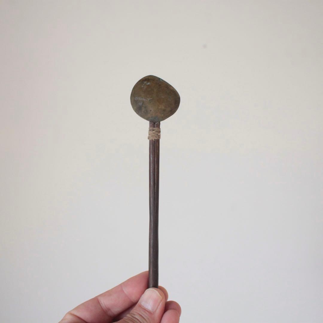 灰匙 No.8 茶道具 古美術 古道具 アンティーク 使えないスプーン