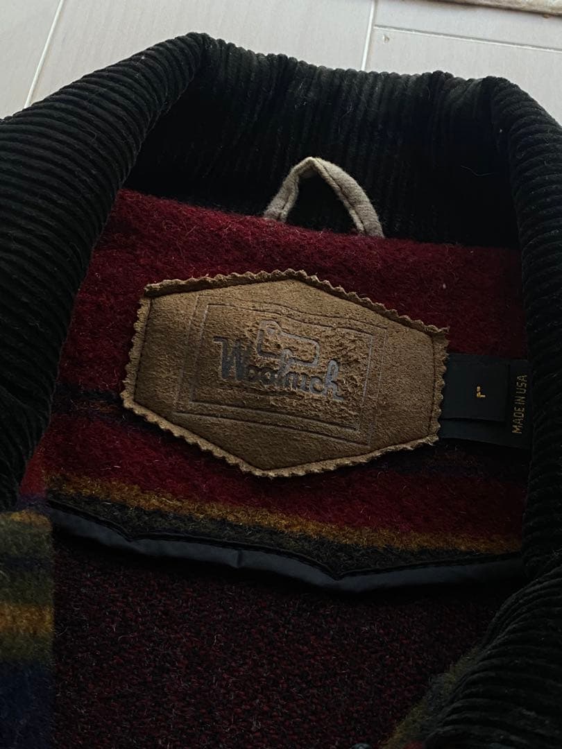 Wool richL 90s ビンテージブルゾン　ウールジャケット　Lサイズ