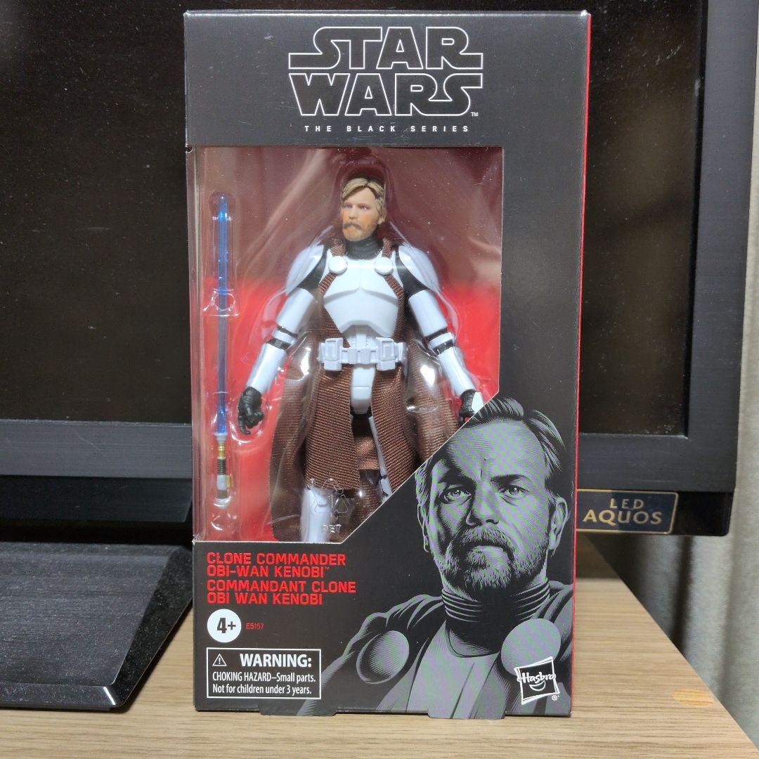 スターウォーズ　ブラックシリーズ　6インチ　オビワンケノービ　クローンコマンダー