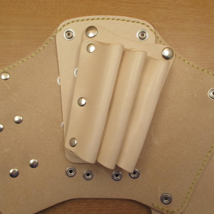 ☆特別価格　ヌメ革ナチュラル　６丁　 ブラシケースセット　SCBC-61/NB1